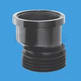 Mca 110mm 14mm Offset Black Drain Conn