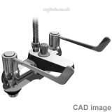 Deva Dlv106 6 Inch Ext Lever Cd Two Tap Holes Bsm Cp