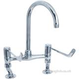 Deva 6 Single Lever Bridge Sink Mixer Cp