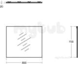 Ideal Standard Concept Space Mirror 800 Antisteam E0417bh