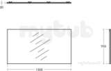 Ideal Standard Concept Space Mirror 1300 Antisteam E0419bh
