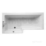 Ideal Standard Concept Space Shr/bath 170x85 Left Hand Sqr Wht