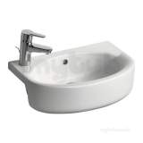 Ideal Standard Concept Space E1344 500mm Semi Countertop Arc Wht E134401