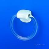 Ideal Standard Studio 945 Towel Ring Clear White E945001