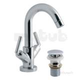 Mono Basin Mixer Deck Mtd Smooth Bodied Plus Ela-100/cc-c/p