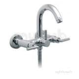 Exposed Bath Shower Mixer Wall Mount W/o Ela-123-c/p