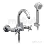 Exposed B/shower Mixer Wall Mtd Plus Shower Kit