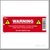 REGIN REGEP30 ISOLATION WARNING TAG 8