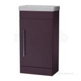 Related item Esta Floor Cloakroom Vanity Unit Aubergine