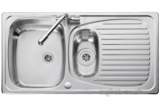 Aga Rangemaster Euroline EL9502/TC-WM 1.5 bowl sink and tap stainless steel