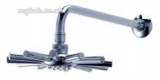 TRITON FIXED ARM and STAR SHOWERHEAD CP