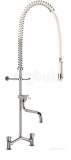 Delabie Pre-rinse Set With Mixer C-c 100-240 Plus Telesc Spout L200-290