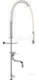 Delabie Pillar Tap With Control Knobs Plus Telescopic Spout L 200-290