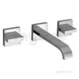 Vado 3 Hole Basin Mixer Wall Mounted Geo-109-c/p