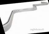 CROYDEX BENDY 2M SHOWER RAIL WHITE