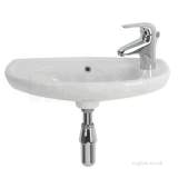 Galerie Optimise Washbasin 535x260 1 Right Hand Tap Gp4051wh