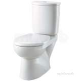 Galerie Close Coupled Toilet Set Flushwise 4/2.6l Toilet Pan Cistern And Seat Geco42wh