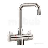 Delabie Securitherm Therm Sink Mixer With Swivel Spout H230 L200
