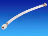 Hep2o Flexi Tap Conn White 15x1/2 L-500 Hdw225a/15w