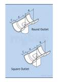 Plain 4 Inch X 2.5 Inch Hr Outlet Dbl Skt Hr1/8