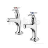 Sandringham 21 B9879 Xtop H/neck Sink Taps Cp B9879aa