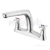 Sandringham 21 B9880 Xtop Two Tap Holes Dck Sink Mixer Cp B9880aa