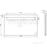 Ideal Standard Strada Mirror 1050 W/lamp K2479bh