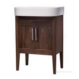 Karma 600 Floor Unit With Doors Walnut