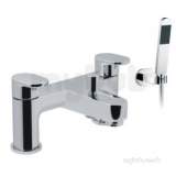 Vado Life 2 Hole Bath Shower Mixer Deck Mtd Plus Shower Kit