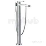 Bath/shower Mixer Plus Shower Kit Sgle Lever Floor Mtd