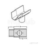 Plain 4 Inch X 3 Inch No.46 Drop Outlet Mg2/356