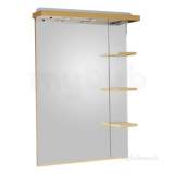 NEW ENGLAND 700MM MIRROR and SHELVES and CAN