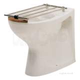 Nile S Hopper Assembly P Trap With Rim and Grating WC2732WH