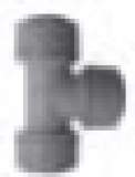 Polypipe 10mm Equal Tee Pb210