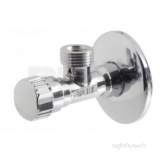Chrome Plated Mini Angle Valve 1/2 Inch X1/2in Pex-225-a