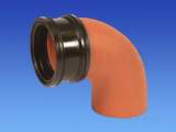 Hepworth S/sleve 90 Degree Bend S/cplg 225mm