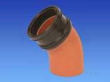 Hepworth S/sleve 45deg Bend S/cplg 225mm