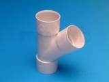 HEPWORTH BUILDING 1.5 inch X 135DEG TEE SCW13-W