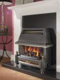 FLAVEL REGENT LFE RC BLACK GAS FIRE NG