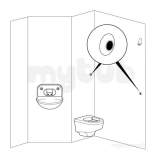 Armitage Shanks Sentry21 Wh Wc Basin And Shower - Tactile S331301