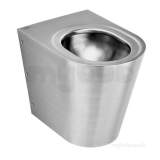 Armitage Shanks Perth 2 S3443 Btw Bwl Pol Ss No Seat Hole S3443my