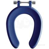 Open Front Seat Ring For Sola School 300 Toilet Pan-Blue SA1304BE