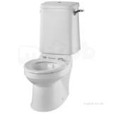 Sola School Rimless 350 Close Coupled Toilet Pan Ho Sa1514wh