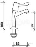 Related item Sola 1/2 High Neck Lever Taps Pair Htm64-tp 3 Sf2403cp