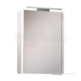 Vision Sn500w White Single Door Cabinet
