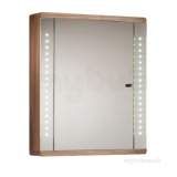 INSTINCT WALNUT INTEGRATED LED CABINET