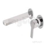 2 Hole Basin Mixer Single Lever W/mountd