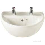 Sola Washbasin 500x400 2 Tap Sa4212wh