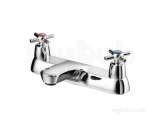 New Swan Two Tap Holes Xt Bath Filler Chrome Plated S7488aa