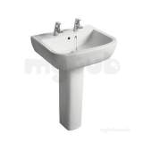 Ideal Standard Tempo T0584 600mm One Tap Hole Basin White